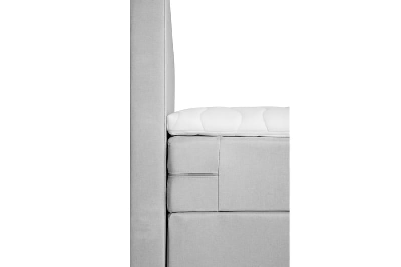 Sängpaket Chilla Kontinentalsäng 140x200 cm - Ljusgrå - Kontinentalsäng - Komplett sängpaket