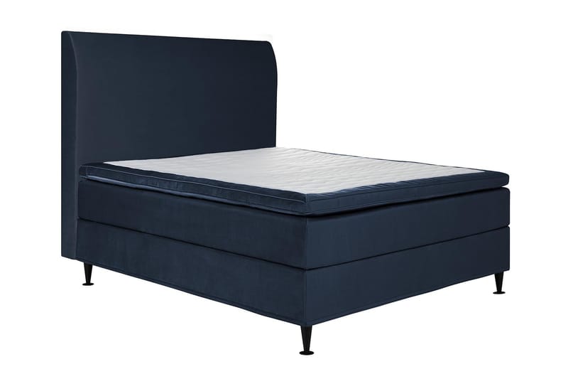 Sängpaket Chilla Pluss Kontinentalsäng 160x200 cm - Mörkblå - Möbler - Säng - Kontinentalsäng