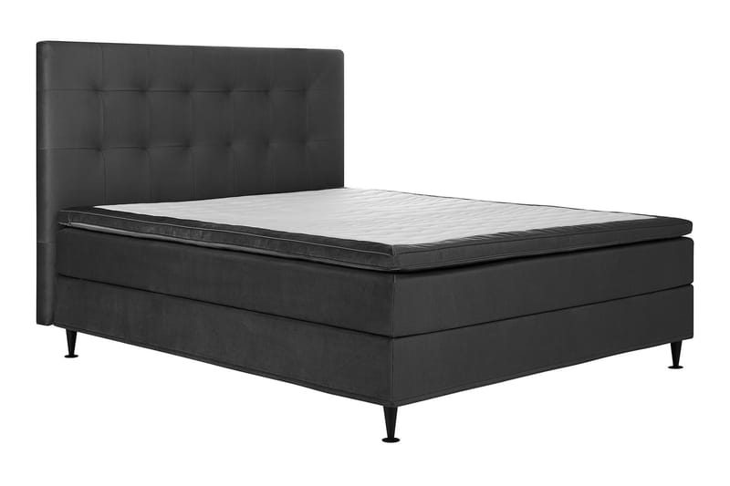 Sängpaket Chilla Pluss Kontinentalsäng 120x200 cm - Mörkgrå - Möbler - Säng - Kontinentalsäng