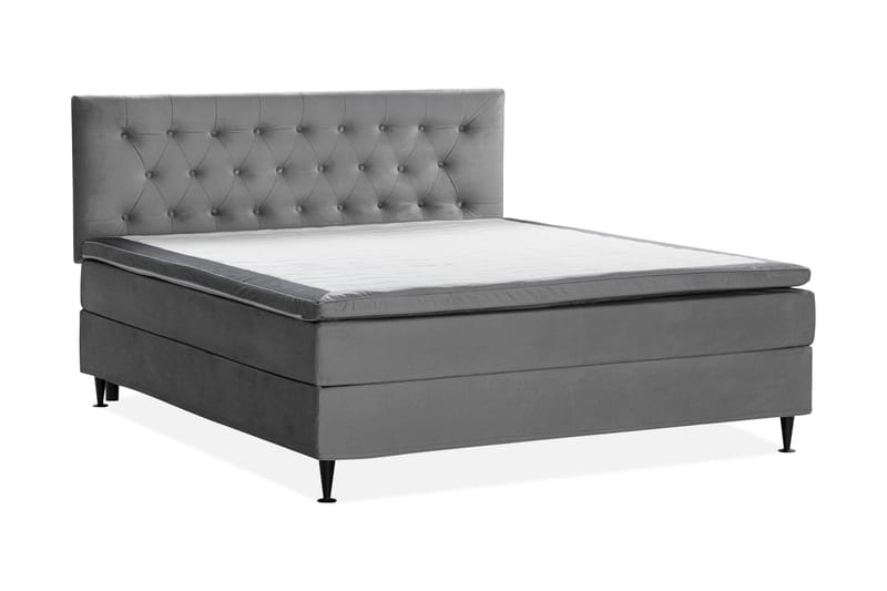 Sängpaket Chilla Pluss Kontinentalsäng 180x200 cm - Grå - Möbler - Säng - Kontinentalsäng
