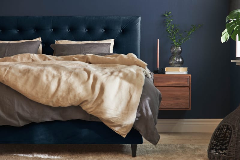 Sängpaket Chilla Pluss Kontinentalsäng 180x200 cm - Mörkblå - Möbler - Säng - Kontinentalsäng