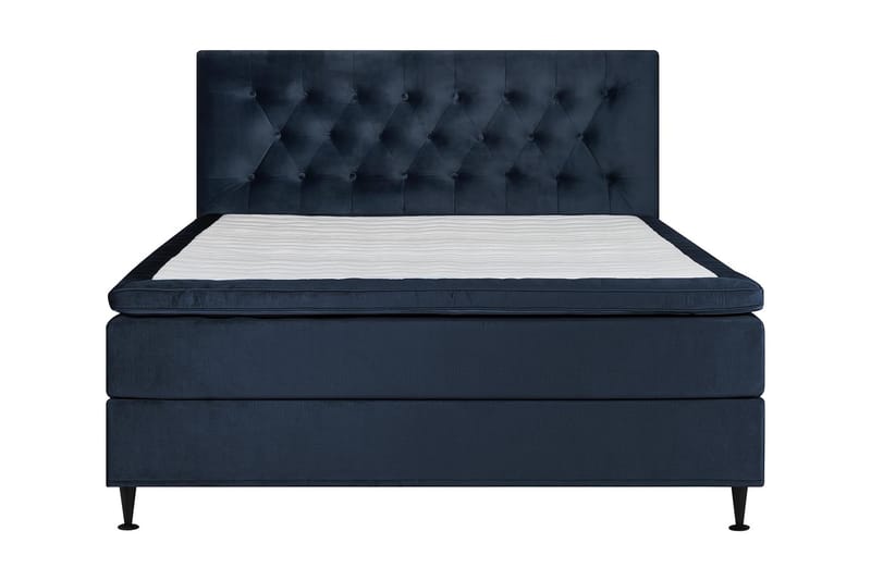 Sängpaket Chilla Pluss Kontinentalsäng 160x200 cm - Mörkblå - Kontinentalsäng