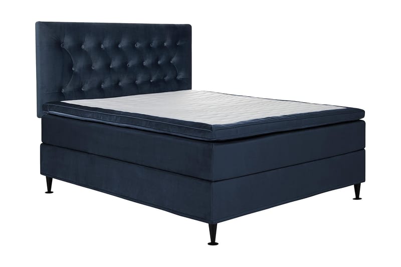 Sängpaket Chilla Pluss Kontinentalsäng 160x200 cm - Mörkblå - Möbler - Säng - Kontinentalsäng
