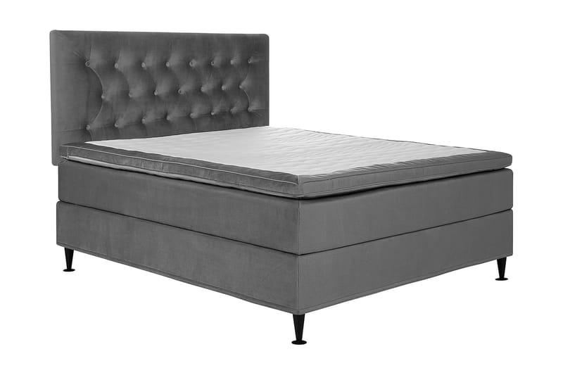 Sängpaket Chilla Pluss Kontinentalsäng 160x200 cm - Grå - Möbler - Säng - Kontinentalsäng