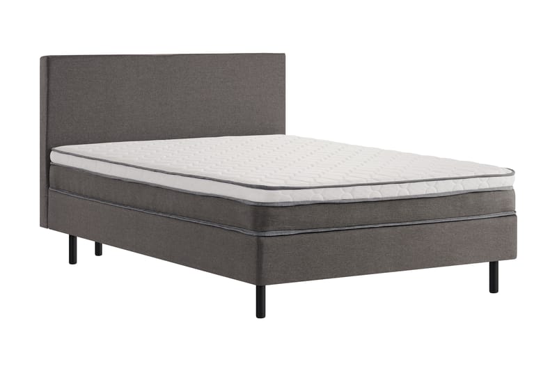 Sängpaket Flowella Kontinentalsäng - 140x200 Grå (+Fler val) - Möbler - Säng - Kontinentalsäng
