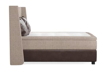 Sängpaket Havanna 140x200 med Två Bruna Kuddar - (+Fler val) Beige/Brun - Möbler - Säng - Kontinentalsäng