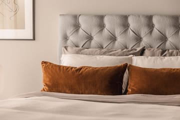 Sängpaket Kakichi Boucle 120x200 Djuphäftad gavel - Grå - Möbler - Säng - Kontinentalsäng
