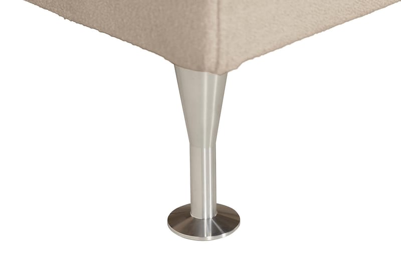 Sängpaket Kakichi Boucle 140x200 Djuphäftad gavel - Beige - Möbler - Säng - Kontinentalsäng