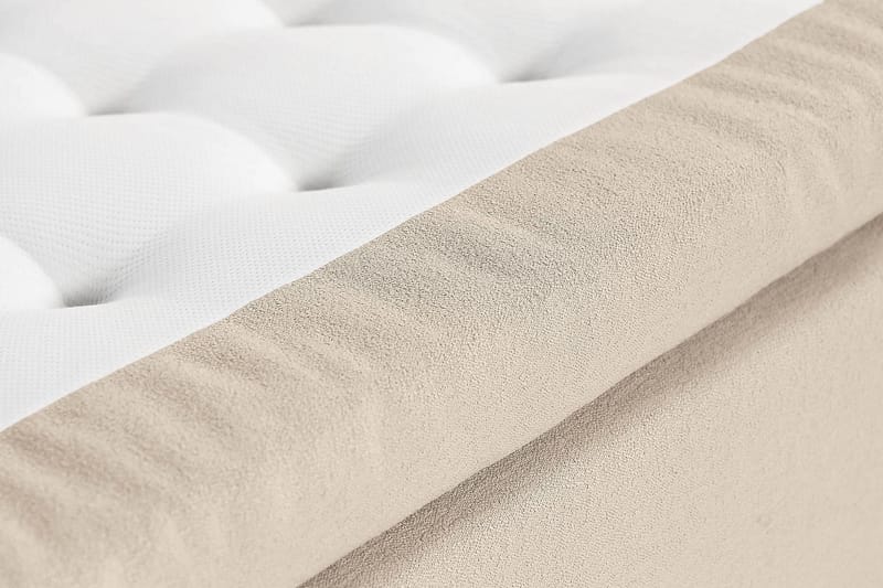 Sängpaket Kontinentalsäng Kakichi 140x200 cm - Beige - Kontinentalsäng - Komplett sängpaket