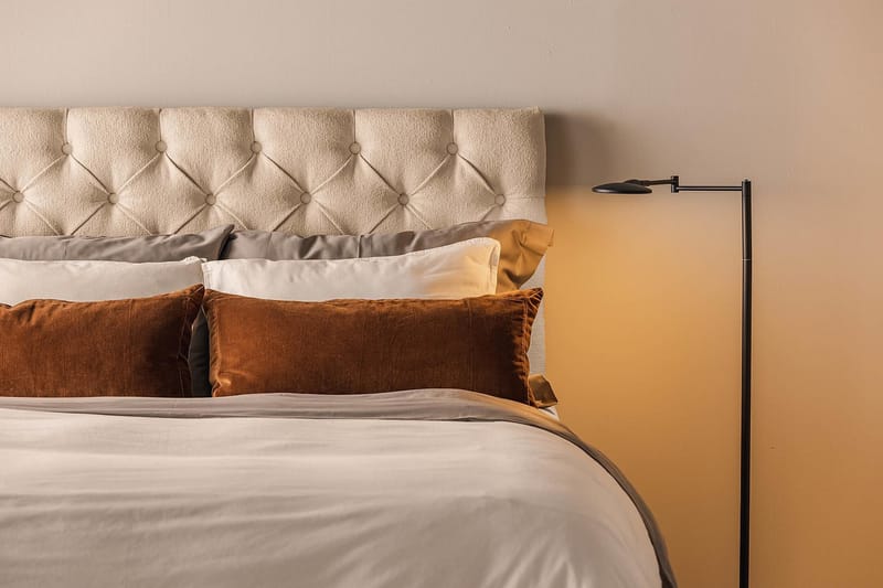 Sängpaket Kontinentalsäng Kakichi 140x200 cm - Beige - Möbler - Säng - Kontinentalsäng