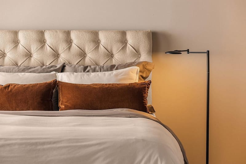 Sängpaket Kontinentalsäng Kakichi 140x200 cm - Beige - Möbler - Säng - Kontinentalsäng