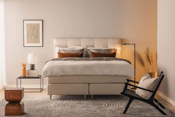Sängpaket Kontinentalsäng Kakichi 160x200 cm - Ljusbeige - Möbler - Säng - Kontinentalsäng