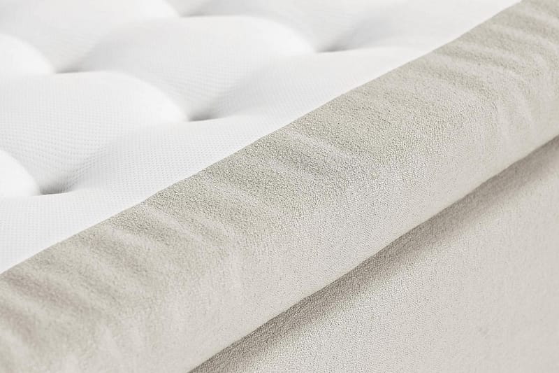 Sängpaket Kontinentalsäng Kakichi 160x200 cm - Ljusgrå - Kontinentalsäng - Komplett sängpaket