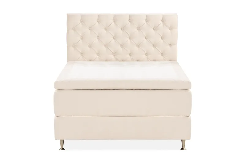 Sängpaket Kontinentalsäng Oslo Lyx 120x200 cm, Ljusbeige