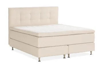 Sängpaket Kontinentalsäng Oslo Lyx 160x200 cm - Ljusbeige - Möbler - Säng - Kontinentalsäng