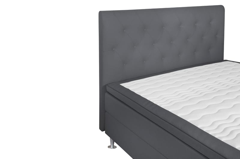 Sängpaket Lomben 180x200 cm - Ljusgrå - Kontinentalsäng