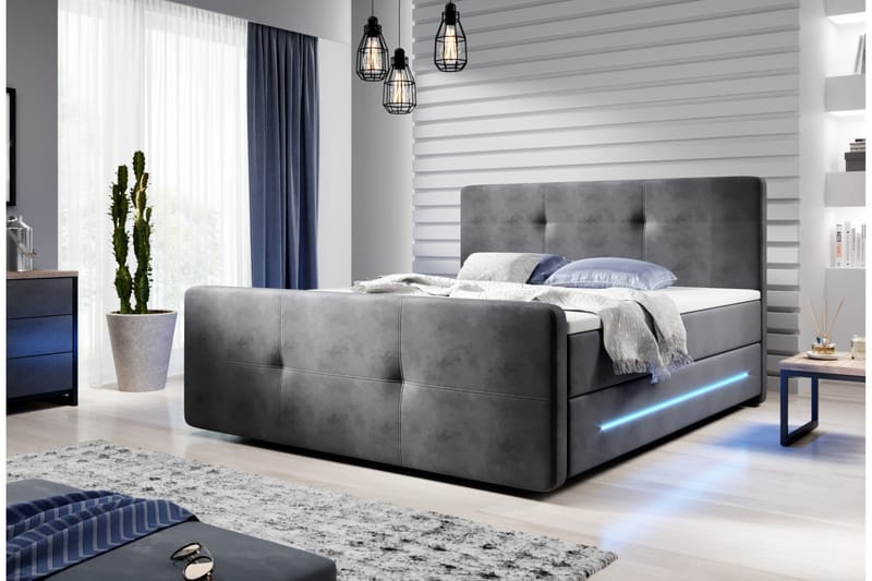 Sängpaket Maceta 160x200 cm - Komplett sängpaket - Kontinentalsäng - Dubbelsäng