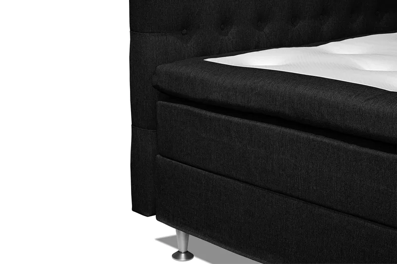 Sängpaket Meja 180x200 Svart - Svart - Möbler - Säng - Kontinentalsäng