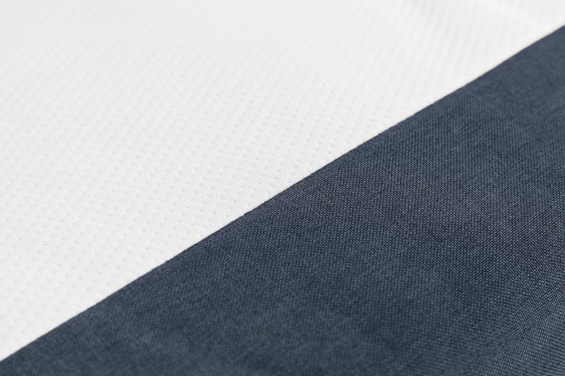 Sängpaket Nayaka 120x200 Latexmadrass - Knappad gavel Blå - Möbler - Säng - Kontinentalsäng