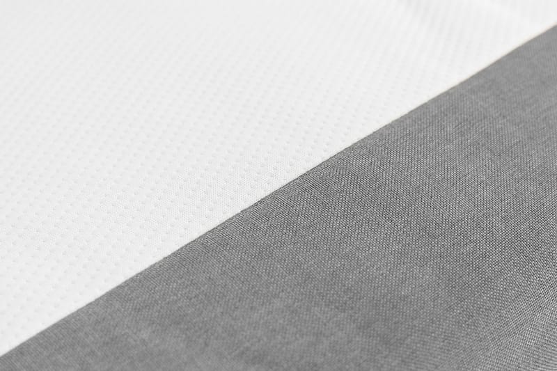 Sängpaket Nayaka 120x200 Latexmadrass - Knappad gavel Grå - Möbler - Säng - Kontinentalsäng