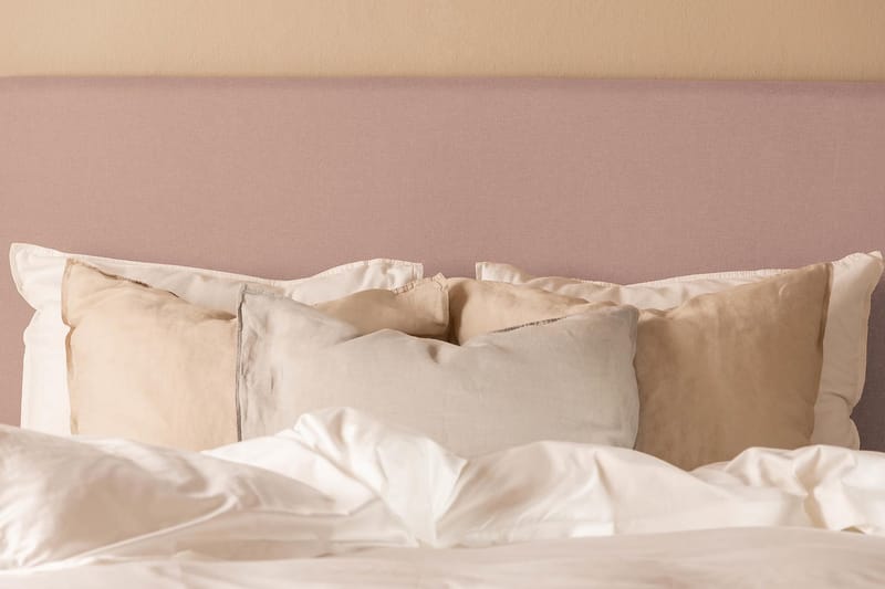 Sängpaket Nayaka 120x200 Memorymadrass - Slät gavel Rosa - Möbler - Säng - Kontinentalsäng