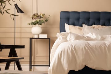 Sängpaket Nayaka 140x200 Latexmadrass - Djuphäftad gavel Blå - Möbler - Säng - Kontinentalsäng