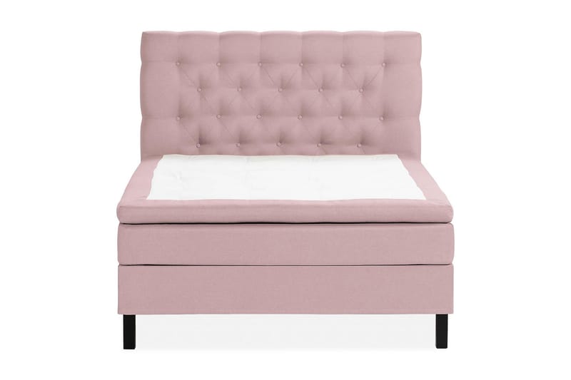 Sängpaket Nayaka 140x200 Latexmadrass - Djuphäftad gavel Rosa - Möbler - Säng - Kontinentalsäng