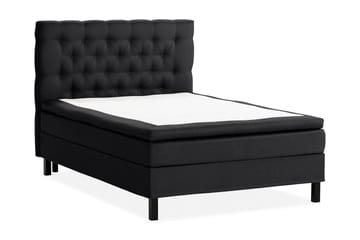 Sängpaket Nayaka 140x200 Latexmadrass - Djuphäftad gavel Svart - Möbler - Säng - Kontinentalsäng