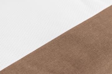 Sängpaket Nayaka 140x200 Skummadrass - Knappad gavel Brun - Möbler - Säng - Kontinentalsäng