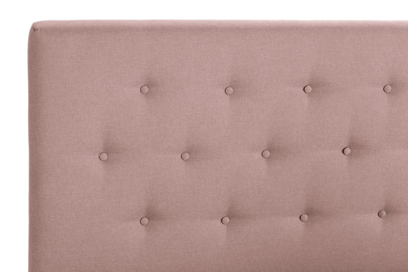 Sängpaket Nayaka 140x200 Skummadrass - Knappad gavel Rosa - Möbler - Säng - Kontinentalsäng