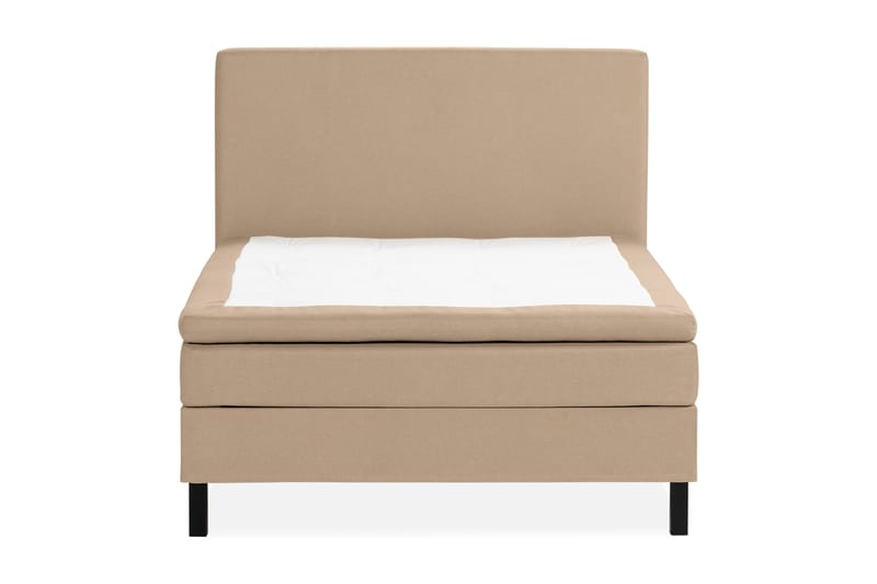 Sängpaket Nayaka 140x200 Skummadrass - Slät gavel Beige - Möbler - Säng - Kontinentalsäng