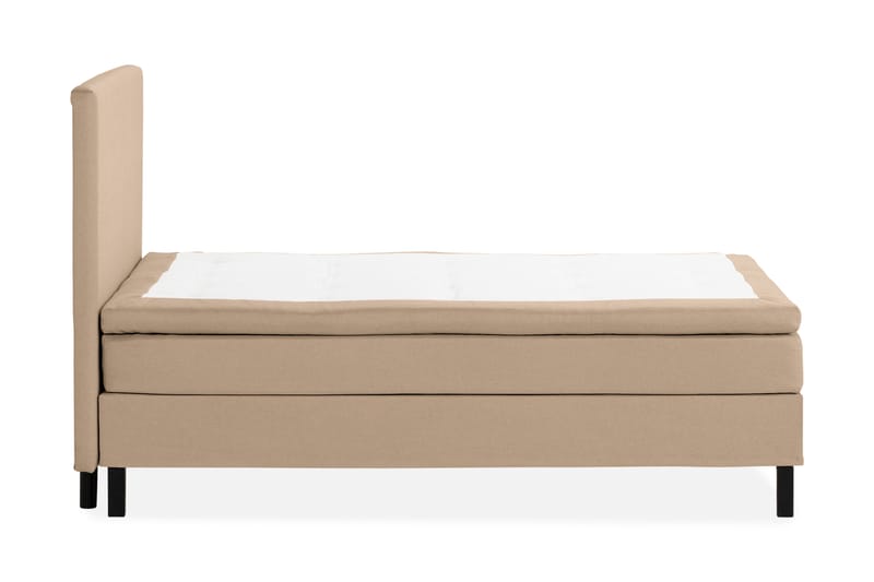 Sängpaket Nayaka 140x200 Skummadrass - Slät gavel Beige - Möbler - Säng - Kontinentalsäng