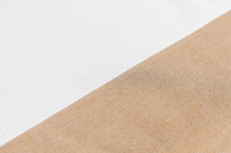 Sängpaket Nayaka 150x200 Memorymadrass - Djuphäftad gavel Beige - Möbler - Säng - Kontinentalsäng