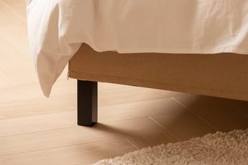 Sängpaket Nayaka 150x200 Memorymadrass - Knappad gavel Beige - Möbler - Säng - Kontinentalsäng