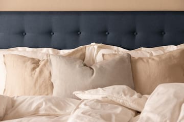 Sängpaket Nayaka 160x200 Latexmadrass - Knappad gavel Blå - Möbler - Säng - Kontinentalsäng