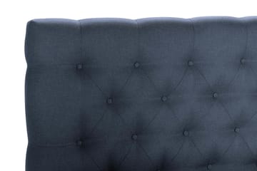 Sängpaket Nayaka 180x200 Latexmadrass - Djuphäftad gavel Blå - Möbler - Säng - Kontinentalsäng