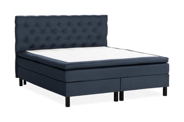 Sängpaket Nayaka 180x200 Latexmadrass - Djuphäftad gavel Blå - Möbler - Säng - Kontinentalsäng