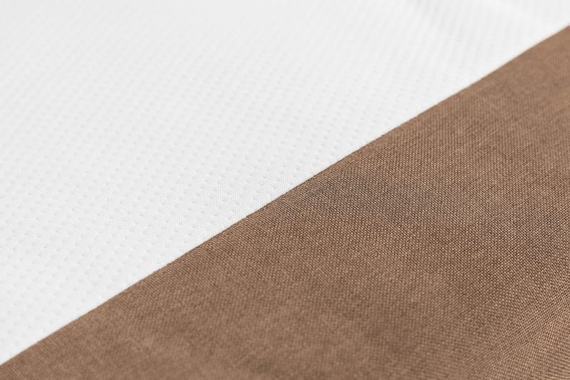 Sängpaket Nayaka 180x200 Latexmadrass - Djuphäftad gavel Brun - Möbler - Säng - Kontinentalsäng