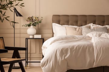 Sängpaket Nayaka 180x200 Latexmadrass - Djuphäftad gavel Brun - Möbler - Säng - Kontinentalsäng