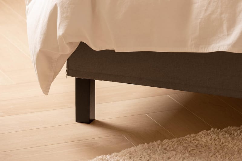 Sängpaket Nayaka 180x200 Latexmadrass - Djuphäftad gavel Brun - Möbler - Säng - Kontinentalsäng