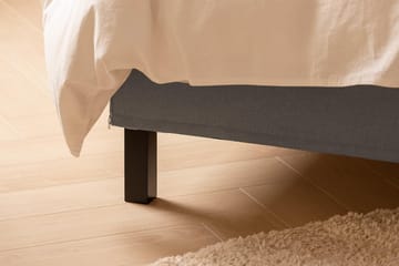 Sängpaket Nayaka 180x200 Latexmadrass - Djuphäftad gavel Grå - Möbler - Säng - Kontinentalsäng