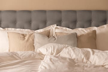 Sängpaket Nayaka 180x200 Latexmadrass - Djuphäftad gavel Grå - Möbler - Säng - Kontinentalsäng