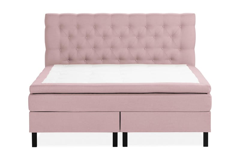Sängpaket Nayaka 180x200 Latexmadrass - Djuphäftad gavel Rosa - Möbler - Säng - Kontinentalsäng