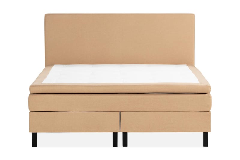 Sängpaket Nayaka 180x200 Memorymadrass - Slät gavel Beige - Möbler - Säng - Kontinentalsäng