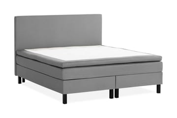 Sängpaket Nayaka 180x200 Skummadrass - Slät gavel Grå - Möbler - Säng - Kontinentalsäng