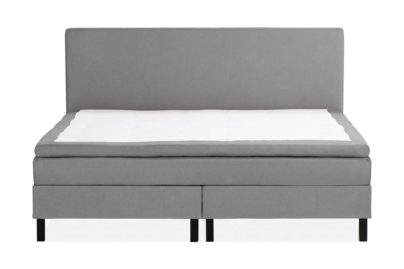 Sängpaket Nayaka 210x210 Memorymadrass - Slät gavel Grå - Möbler - Säng - Kontinentalsäng