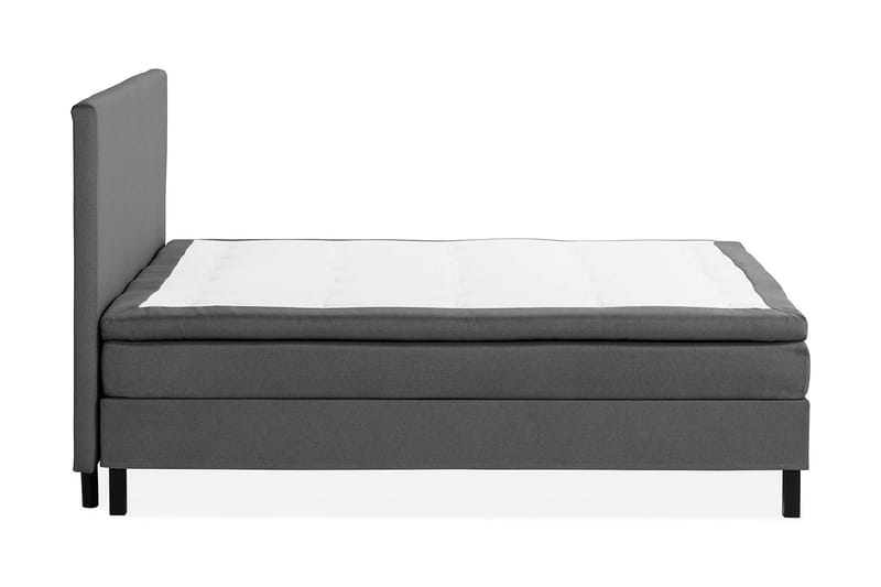 Sängpaket Nayaka 210x210 Memorymadrass - Slät gavel Mörkgrå - Möbler - Säng - Kontinentalsäng