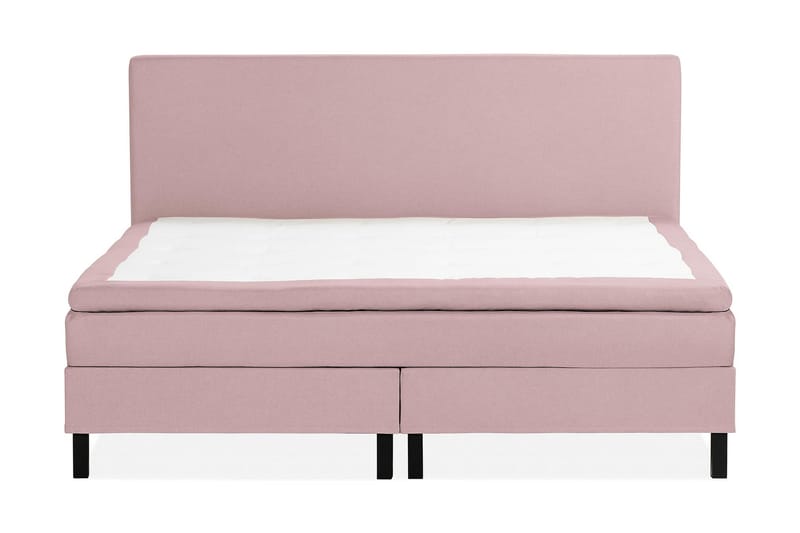 Sängpaket Nayaka 210x210 Memorymadrass - Slät gavel Rosa - Möbler - Säng - Kontinentalsäng