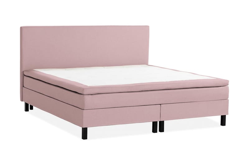 Sängpaket Nayaka 210x210 Memorymadrass - Slät gavel Rosa - Möbler - Säng - Kontinentalsäng
