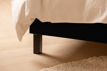 Sängpaket Nayaka 210x210 Memorymadrass - Slät gavel Svart - Möbler - Säng - Kontinentalsäng